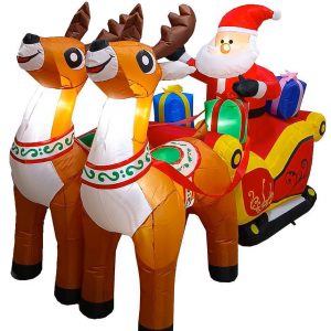 ARTEGO Inflable decorativo forma de trineo