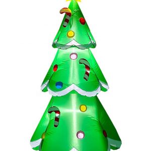 ARTEGO Inflable decorativo forma de árbol de navidad