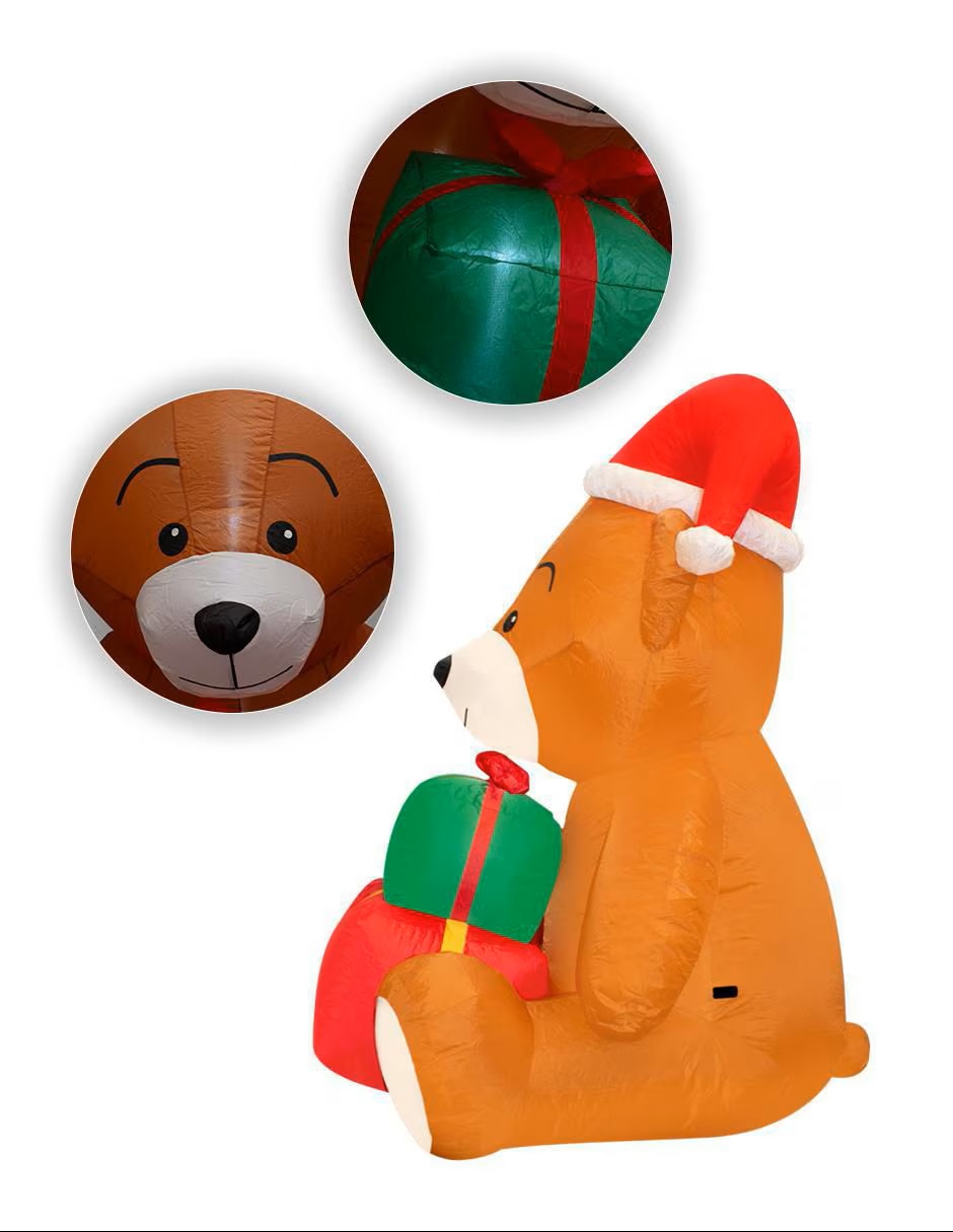 IMAR Inflable decorativo forma de oso - Imagen 4