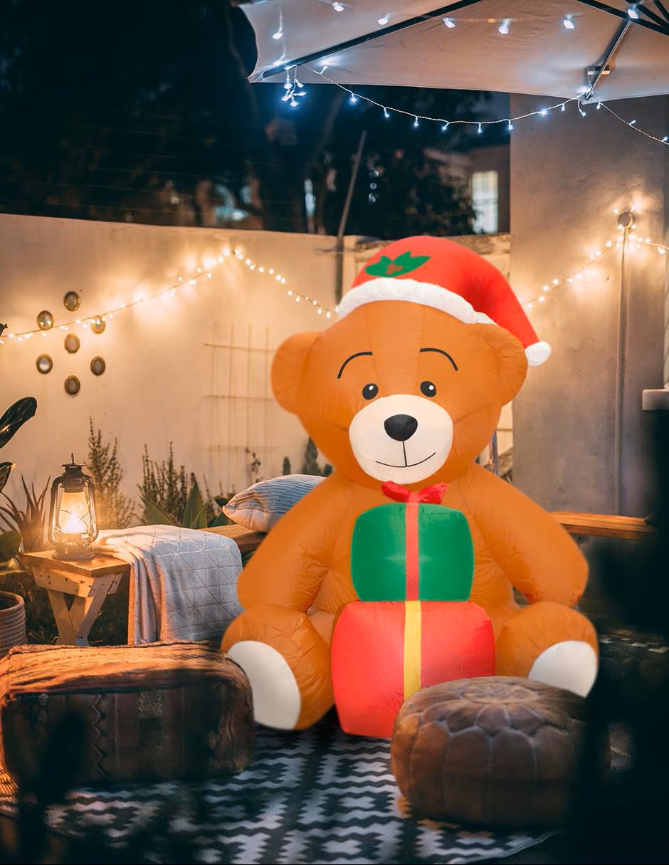 IMAR Inflable decorativo forma de oso - Imagen 5