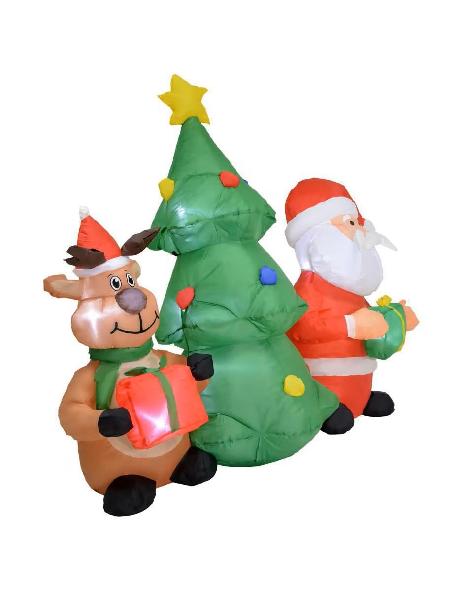 HOUZER Inflable decorativo forma de santa claus - Imagen 4