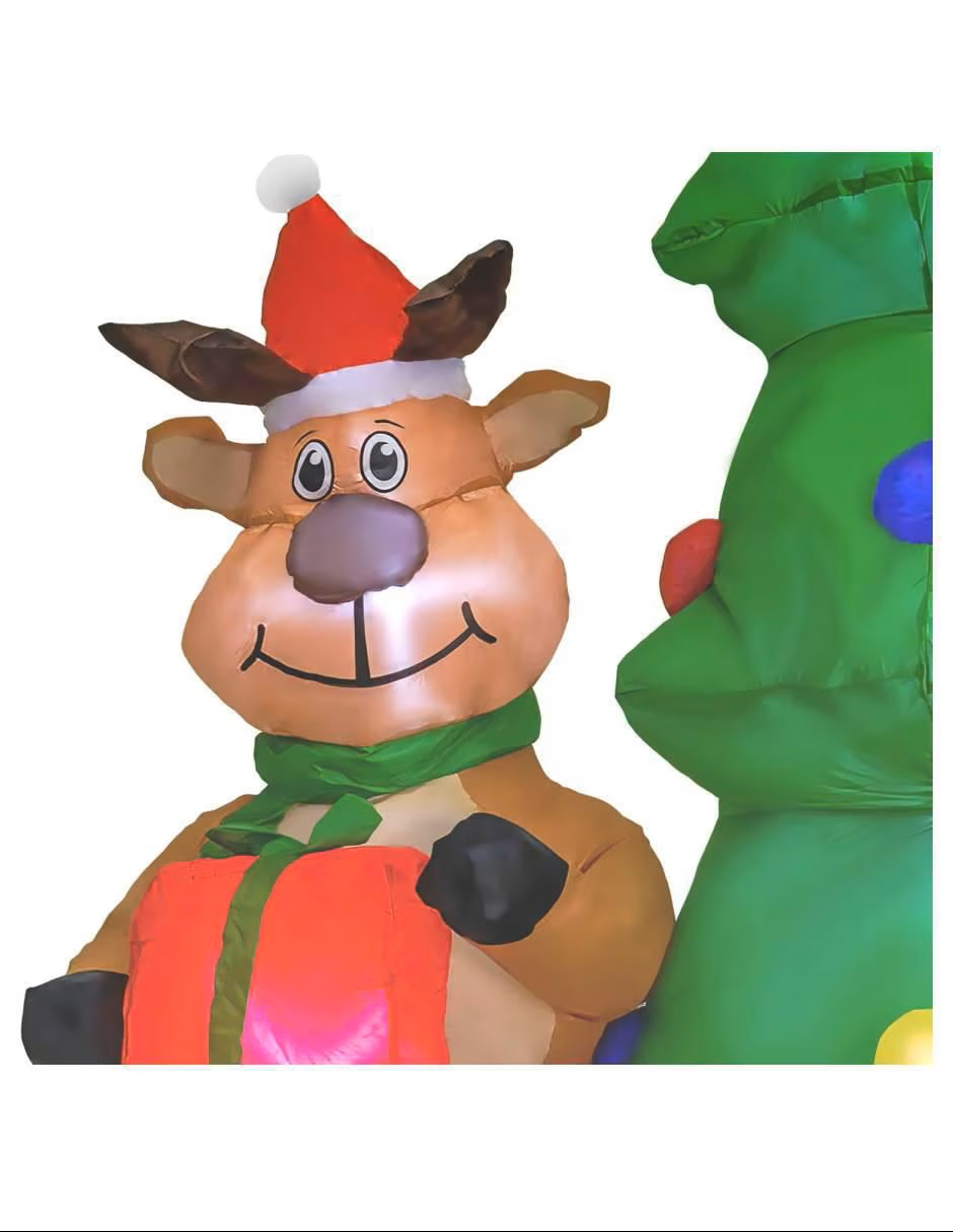 HOUZER Inflable decorativo forma de santa claus - Imagen 5