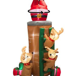 ARTEGO Inflable decorativo forma de chimenea
