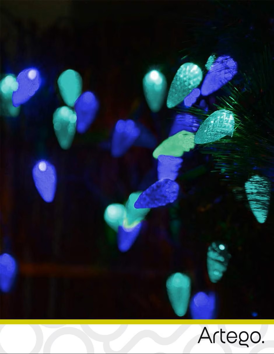 ARTEGO Serie LED Strawberry ARLED-03-PINA100 con 100 focos - Imagen 8