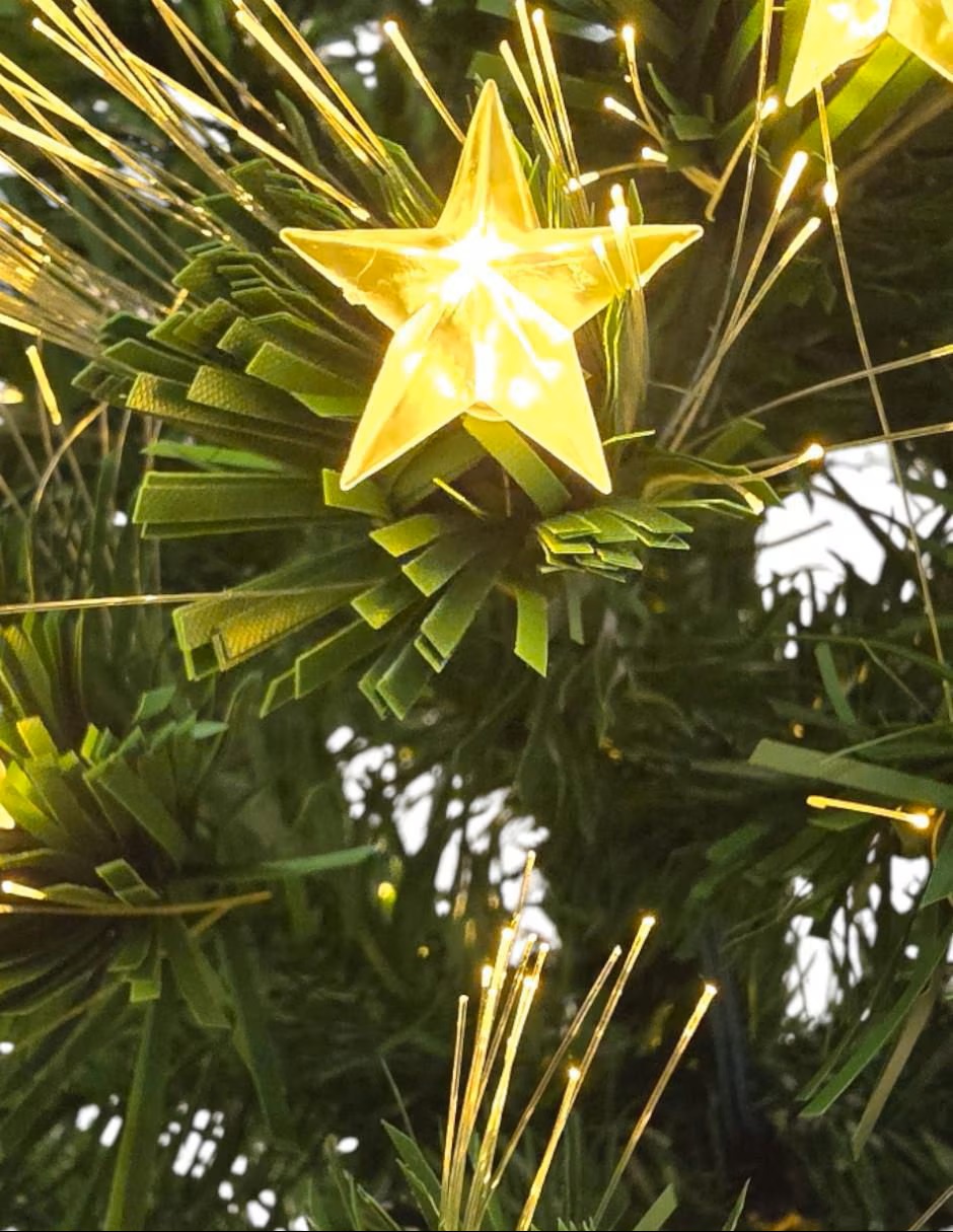 LIGHT AND SPACE Árbol de navidad Ultrabrillante de plástico con 240 luces - Imagen 4