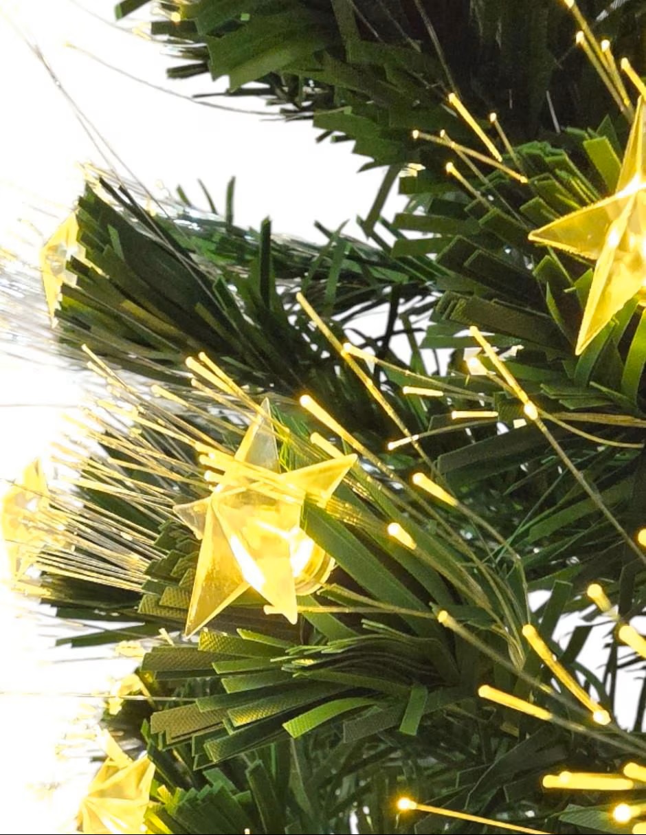 LIGHT AND SPACE Árbol de navidad Ultrabrillante de plástico con 240 luces - Imagen 5