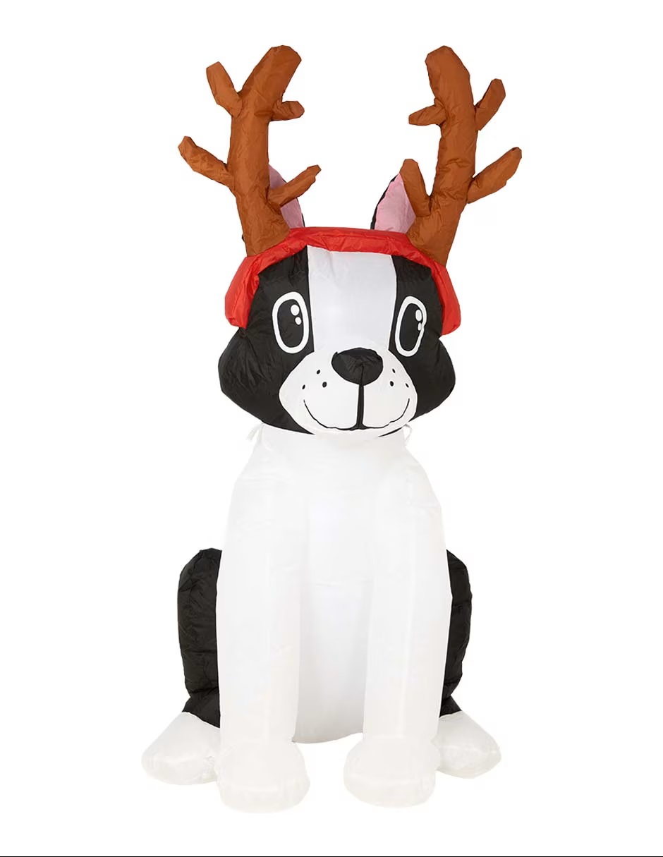 CHRISTMAS SPIRIT Inflable decorativo forma de perro