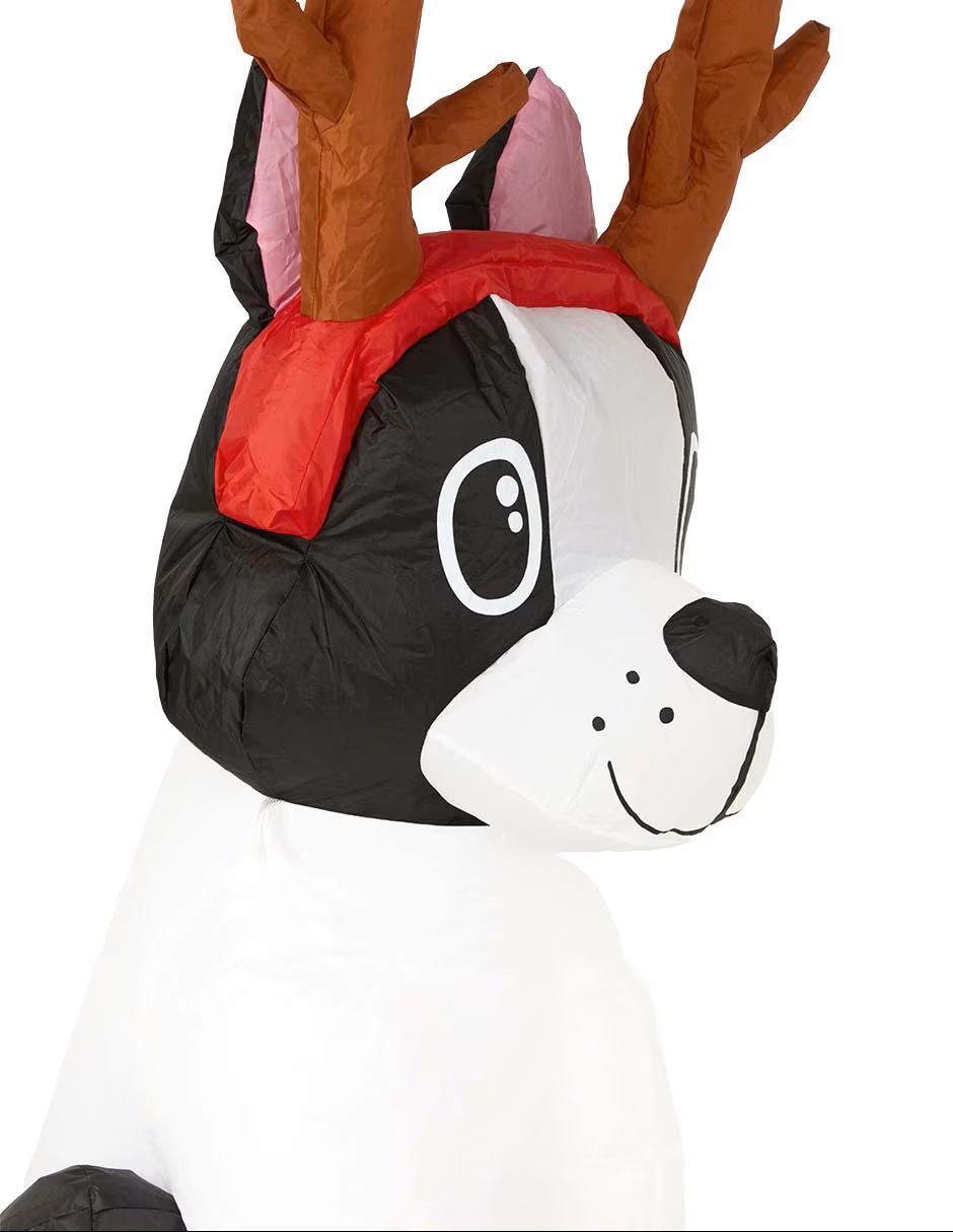 CHRISTMAS SPIRIT Inflable decorativo forma de perro - Imagen 5