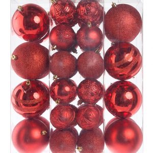 CHRISTMAS SPIRIT Set de esfera navideña con 52 piezas