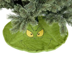 DISNEY Pie de árbol The Grinch estampado navideño