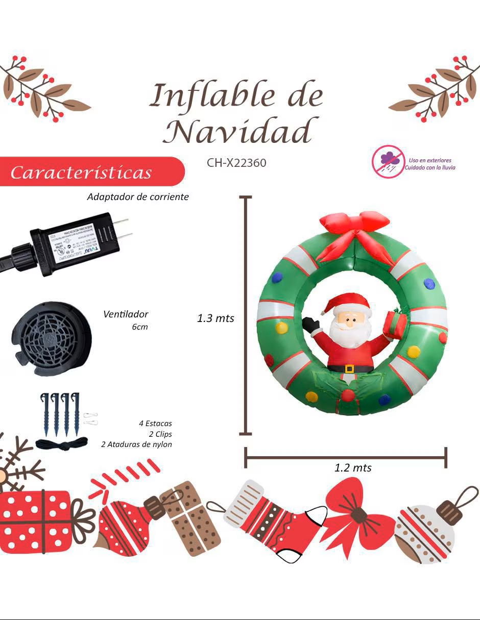 IMAR Inflable decorativo forma de corona - Imagen 3