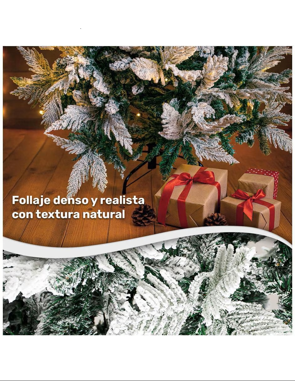 JARDIMEX Árbol de navidad de aluminio - Imagen 6