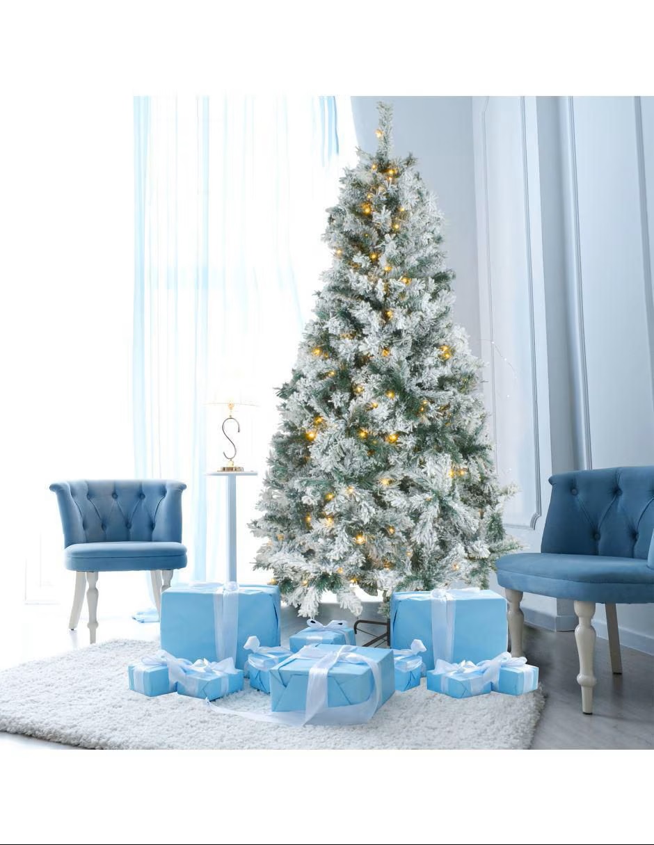 JARDIMEX Árbol de navidad con 132 luces - Imagen 7