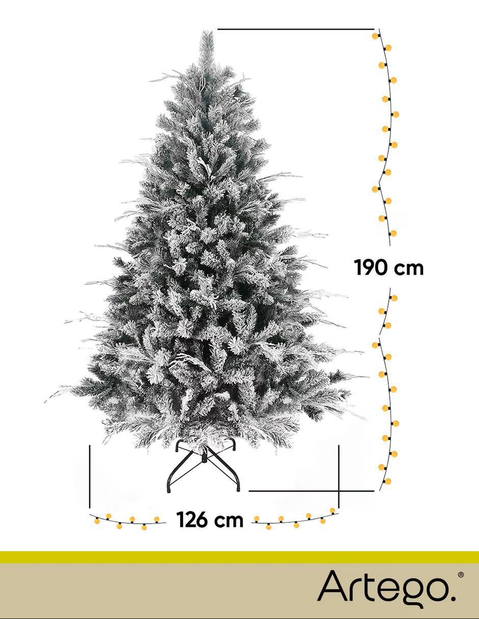 ARTEGO Árbol de navidad Norway 190 de plástico - Imagen 8